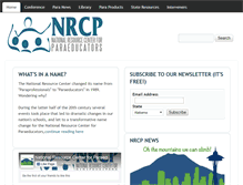 Tablet Screenshot of nrcpara.org